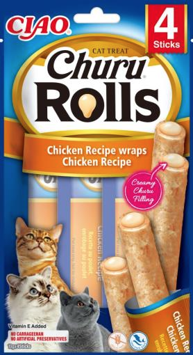Churu rolls de pollo (gatos)